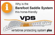 image of barefoot saddle system